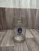 HB Hofbrauhaus Munchen - German - 1Liter - Dimpled Glass Beer Mug/Stein - £26.16 GBP