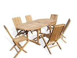 Windsor&#39;s Grade A Teak 82&quot;x39 Oval Double Leaf Extension Table w6 Foldin... - £3,526.47 GBP