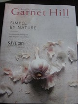 Garnet Hill Catalog July 2018 Simple By Nature Home Designs In Natural Fibers Ne - £7.98 GBP