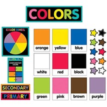 52pc Color Cards Mini Bulletin Board Set - Essential Teaching Kit - £9.48 GBP