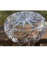 Galway Ireland Crystal Bowl 7” WIDE Kylemore Pattern 3 3/8” Tall Cupped ... - £25.86 GBP