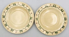 Vintage Two (2) Poppytrail by Metlox Homestead Provincial Saucers 6.25&quot; Dia - £7.46 GBP