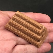 VTG Marx Fort Apache Wood Pile Playset Accessory Brown 2.25&quot; x 1.25&quot; - £6.82 GBP