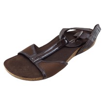 Sandalistas by Aetrex Size 8.5 M Brown Gladiator Leather Women Sandals - £15.53 GBP