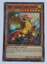 Mist Valley Apex Avian 1996 First Edition YU-GI-OH Playing Card Foil 29587993 - £4.71 GBP