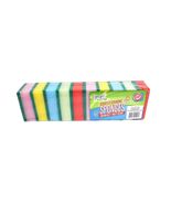 Clean Home Assorted Scrubbing Sponges 10 Pack - $96.12 MXN