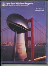 Super Bowl XIX Program-1/20/1985-NFL-Miami-San Francisco-Brodie-Blanda-VG+ - £138.34 GBP