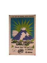 Simulcast Screen Printing Rock Poster and Roll Hall of Fame-
show origin... - $44.81