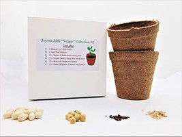Joyous Jiffy "Veggie" Collection #2-(2)Round 3x3 Jiffy pots,(2)Soil Peat Pellets - $19.49