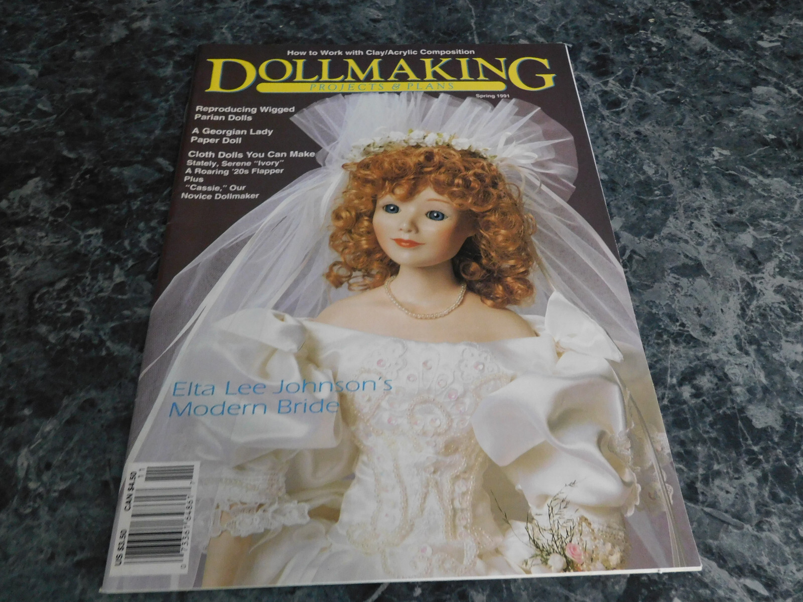 Dollmaking Projects &amp; Plans Magazine Spring 1991 - $2.99