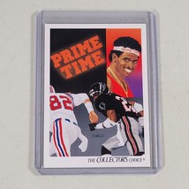 Deion Sanders #85 Prime Time Football Card NM 1991 Upper Deck Collectors... - $7.98