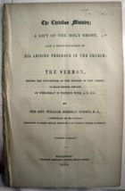 REV W. NORRIS c1858 Sermon Gift Holy Ghost New Jersey  - £26.01 GBP