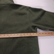 Columbia XM6981 Men's Medium Green Full Zip Fleece Jacket Stand-Up Collar Pocket image 6