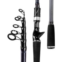 Casting   Spining Telescopic Fishing Rod Deep Sea Travel Mini 1.8M 2.1M 2.4M 2.7 - £82.74 GBP