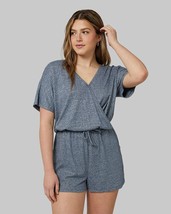 32 Degrees Cool Women&#39;s Size Medium Ht Inky Indigo Romper NWT - $12.59