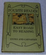 Easy Road to Reading Children&#39;s Antique School Fourth Reader 1918 - $182.78 MXN