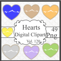 Hearts Digital Clipart Vol. 120 - £1.39 GBP