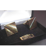 Sheffield Gold Colored Cuff Links in Sheffield Original Presentation Box - £15.71 GBP