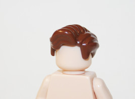 Minifigures Blocks Wavy Male Brown Hair Piece For - $2.25