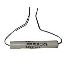 Asc X675 .001 Mfd 1000pf 6kv +-10% Axial Capacitor Nos 6000VDC - £6.13 GBP