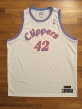 Authentic Reebok Los Angeles Clippers HWC Elton Brand Home White Jersey 56 - $309.99