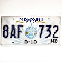 2019 United States Mississippi B-10 Truck License Plate 8AF 732 - £14.85 GBP