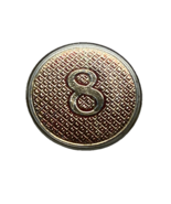 WWII, 8th REGIMENT, NEW YORK NATIONAL GUARD, PLASTIC COLLAR DISK, ENLIST... - $15.00