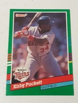 Kirby Puckett Minnesota Twins 1991 Donruss Card #490 - £0.78 GBP