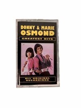 Donny &amp; Marie Osmond  Greatest Hits Cassette Tape Used - £5.38 GBP