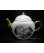 TELEFLORA THOMAS KINKADE TEA POT 6 X 9&quot; :HOME IS WHERE THE HEART IS&quot; [TP6] - €37,99 EUR
