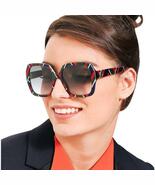 GUCCI GG0096S 005 Black/Red/Green Multicolor Frame Oversized Sunglasses ... - $270.00
