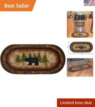 Cozy Cabin Birch Bear Non-Skid Rug - 20x44 inches, Stain &amp; Fade Resistant - $1,120.91 MXN