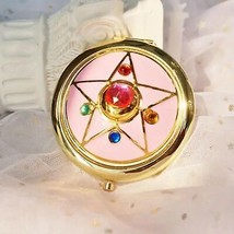 Sailor moon Pretty Guardian Transformation Locket Metal Mirror Compact - $465.99 MXN