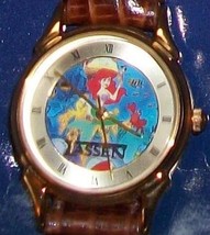 Disney Retired UNWORN Artist Lassen Ladies Little Mermaid Watch! Brand-n... - £213.34 GBP