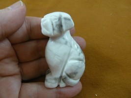 (Y-DOG-LA-728) white LABRADOR Dog carving FIGURINE gemstone dogs DALMATI... - £13.70 GBP