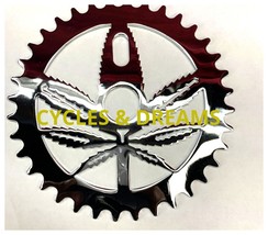 Custom Laser Cut Stainless Steel Weed Design Sprocket Fits 20 To 26&quot; Bike - £56.18 GBP