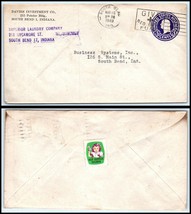 1948 US Ad Cover - Davies Investment Co, South Bend, IN to South Bend B11 - $2.96