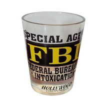 Vtg 90s Hollywood CA FBI Federal Bureau of Intoxication USA Shot Glass - £10.32 GBP