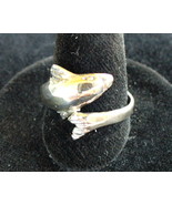 Wrap around Dolphin Sterling Silver  Ring - $14.00