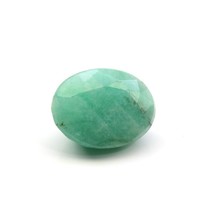 Certified 6.07Ct Natural Green Oval (Panna) Oval Cut Gemstone - £34.17 GBP