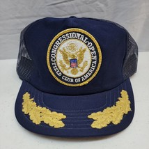VTG Congressional Open Snapback Foam Mesh Made in USA Hat Cap Scrambled ... - £13.84 GBP