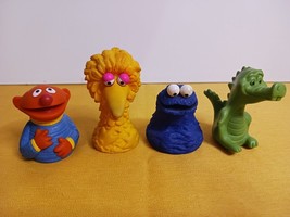Vintage Muppets Sesame Street Finger Puppets Lot of 4- 1970s - £7.77 GBP