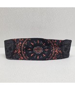 Harley Davidson Headwrap Headband Skull Womens Black Orange Gray Adjustable - $330.48 MXN