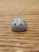 LEGO Minifigure Replacement Gray Bike Helmet Hat Accessory - $0.99