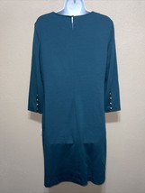Jones New York 3/4 Sleeve Dark Peacock Dress Sz 10 New - £119.10 GBP