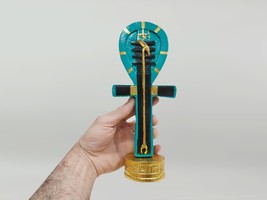 The key to life. Ankh. Scepter. Djed column. Symbol of strength. Pharaonic legen - £164.02 GBP
