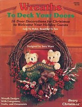 Suzy Ware Wreaths to Deck Your Doors Instructions Christmas Holiday Decorations - £3.19 GBP