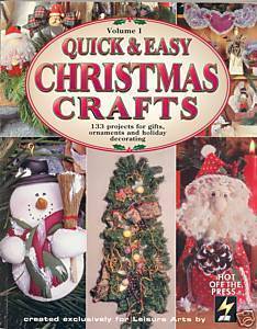 133 Projects Quick & Easy Christmas Crafts Vol 1 Instructions Gifts Decorations - $6.99