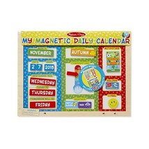 Melissa &amp; Doug 19253 My First Daily Magnetic Calendar  - £36.55 GBP