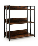 3/5-Tier Industrial Bookshelf Storage Shelf Display Rack with Adjustable... - $1,852.31 MXN